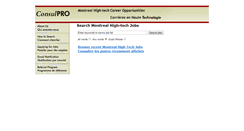 Desktop Screenshot of consulpro.com