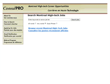 Tablet Screenshot of consulpro.com